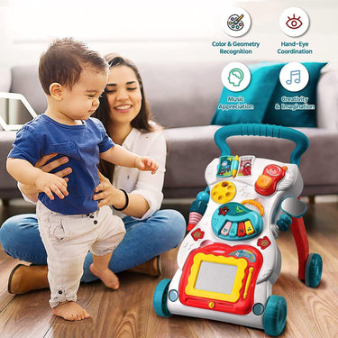 FIRST STEPS BABY MUSIC ACTIVITY WALKER WITH PIANO MUSIC